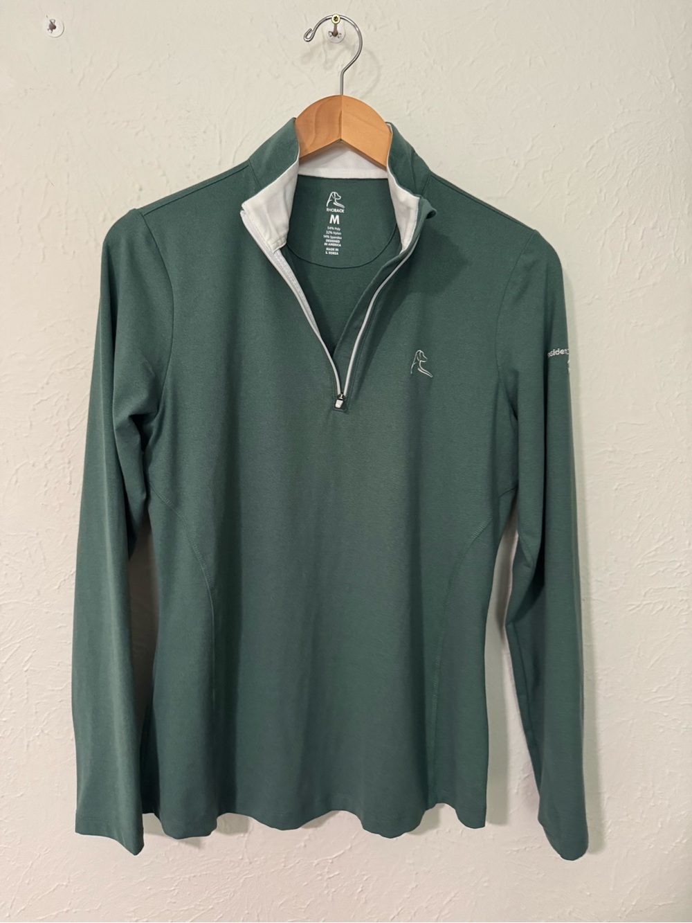 Rhoback Long Sleeve Top Green Women's Size M